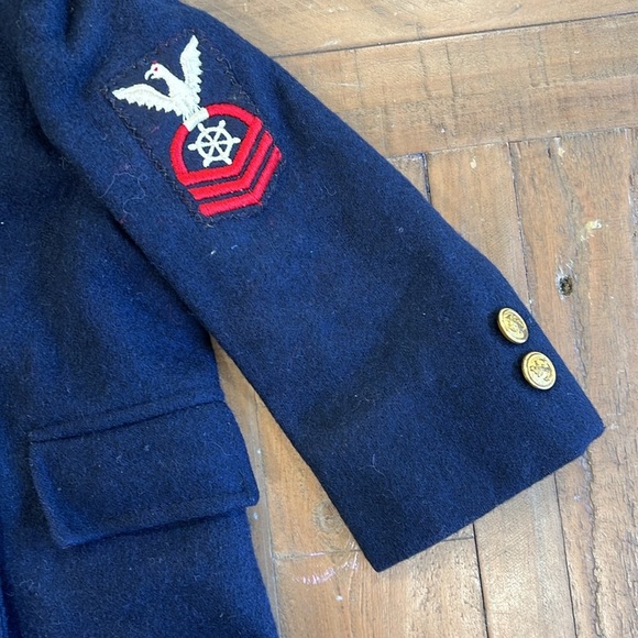 Fieldston vintage navy wool pea coat - Picture 3 of 9